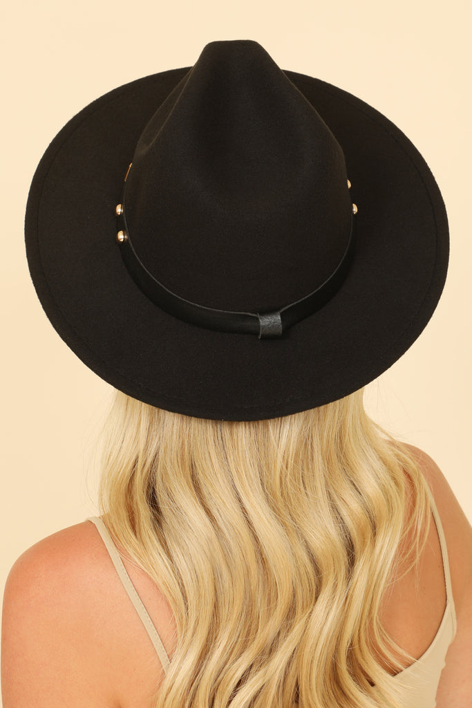 FEDORA CLASSIC HAT W/ VINTAGE LEATHER BAND