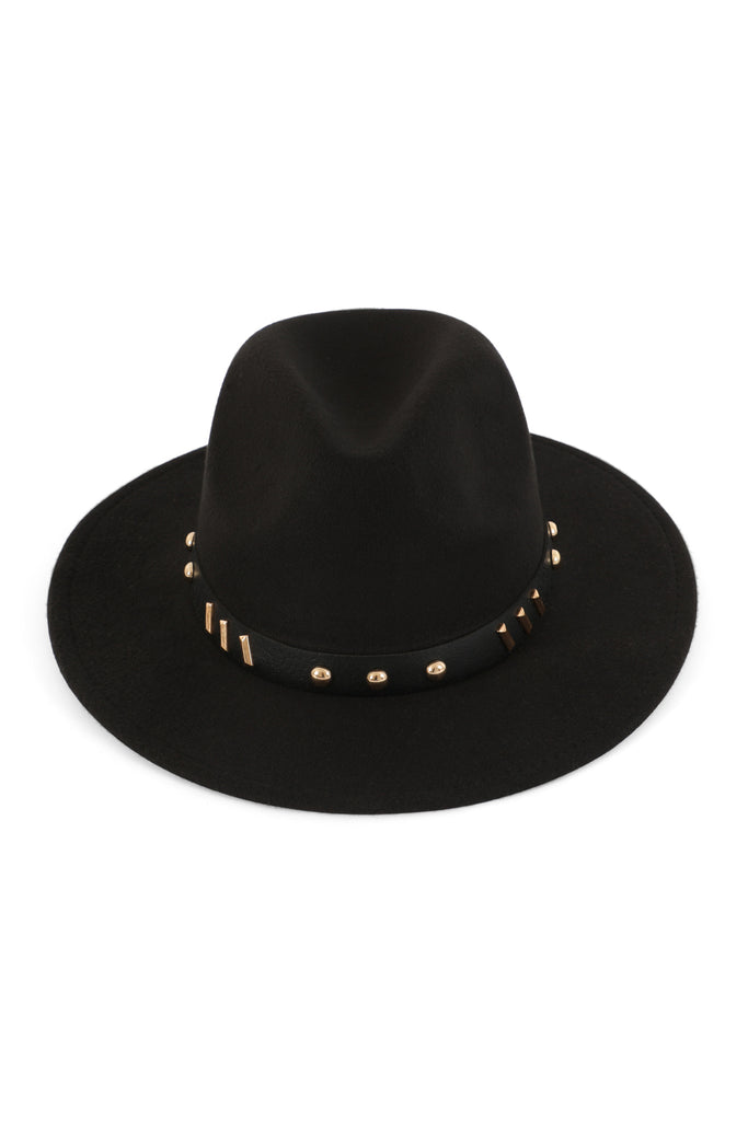 FEDORA CLASSIC HAT W/ VINTAGE LEATHER BAND