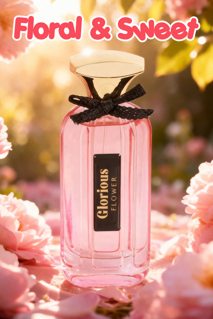 GLORIOUS FLOWER SPRAY PERFUME EAU DE PARFUM FOR WOMEN - 100ML/3.4FL.OZ