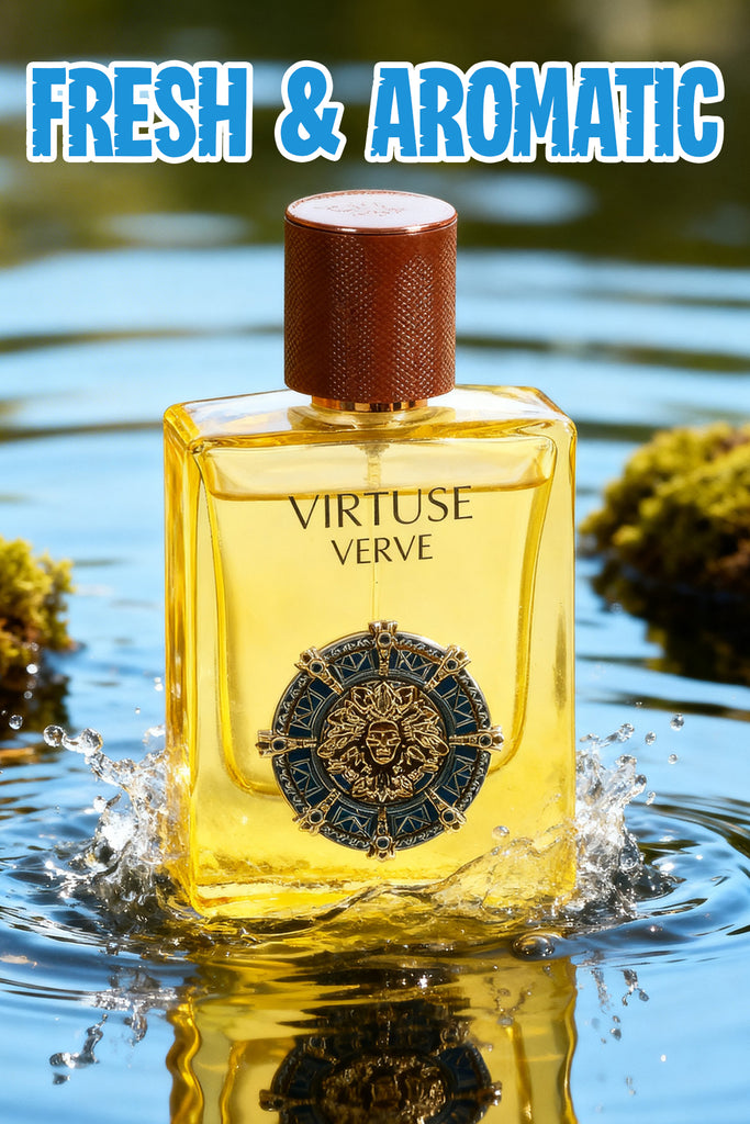 VIRTUSE VERVE SPRAY PERFUME EAU DE PARFUM FOR MEN - 100ML/3.4FL.OZ