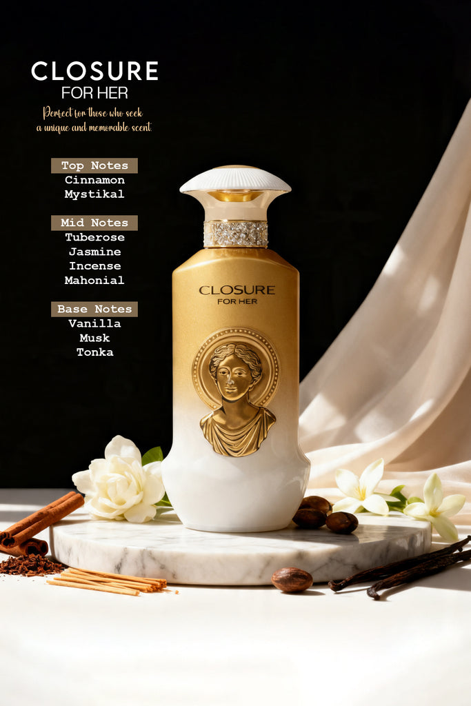 CLOSURE SPRAY PERFUME EAU DE PARFUM FOR WOMEN - 100ML/3.4FL.OZ.