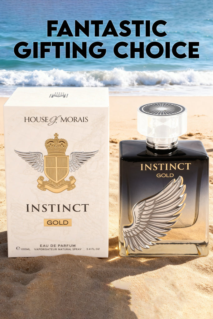 INSTINCT GOLD SPRAY PERFUME EAU DE PARFUM FOR MEN - 100ML/3.4FL.OZ.
