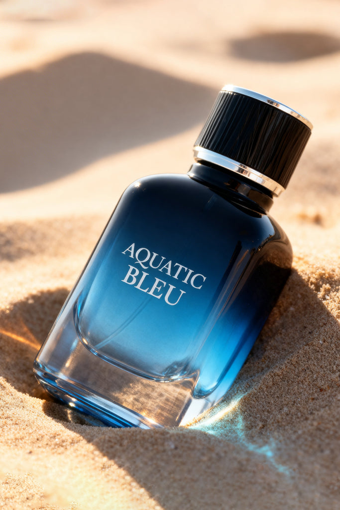 AQUATIC BLEU SPRAY PERFUME EAU DE PARFUM FOR MEN - 100ML/3.4FL.OZ.