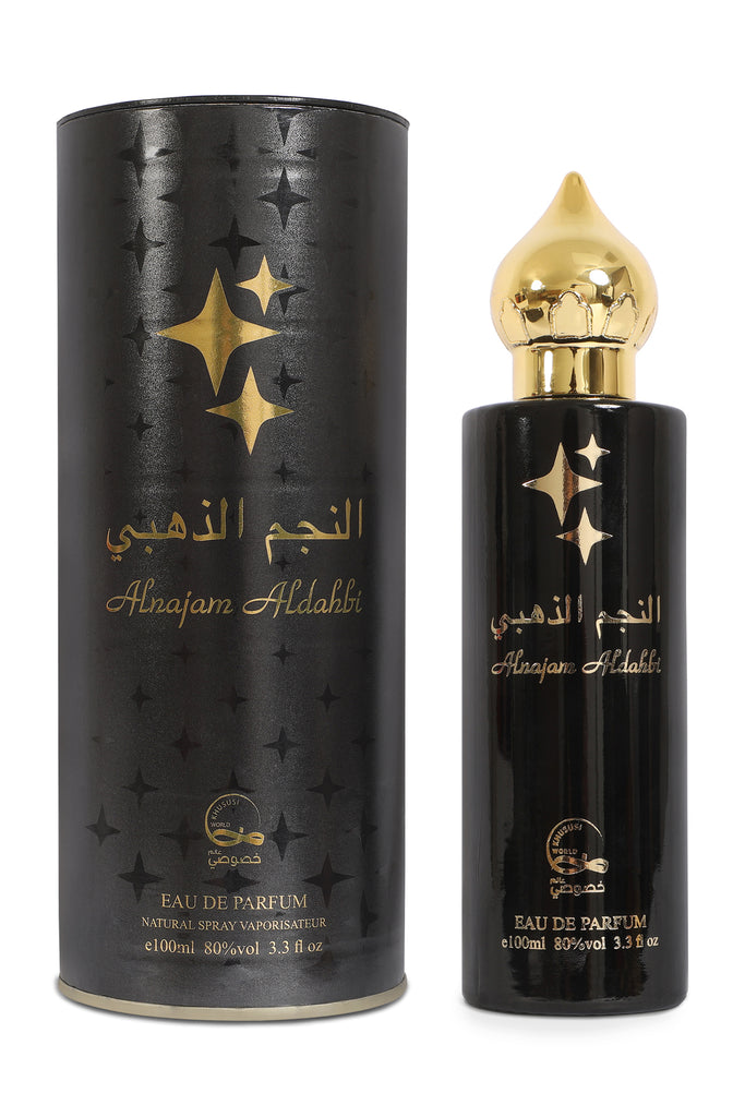 ALNAJAM ALDAHBI SPRAY PERFUME EAU DE PARFUM FOR MEN & WOMEN - 100ML/3.3 FL.OZ