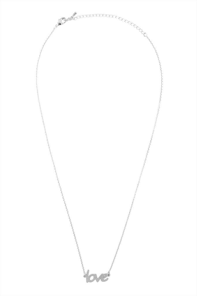 "LOVE" LETTERING NECKLACE