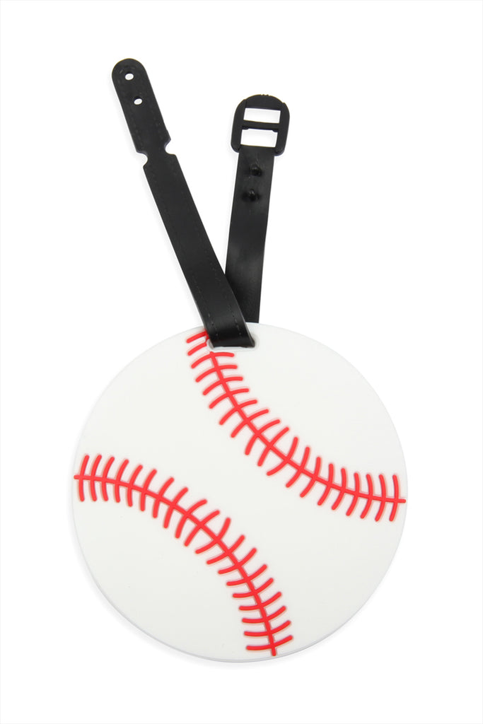 BASEBALL LUGGAGE TAG