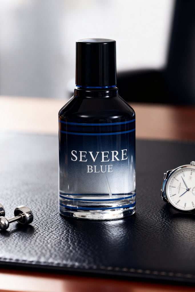 SEVERE BLUE POUR HOMME SPRAY PERFUME EAU DE PARFUM FOR MEN - 100ML/3.4FL.OZ.