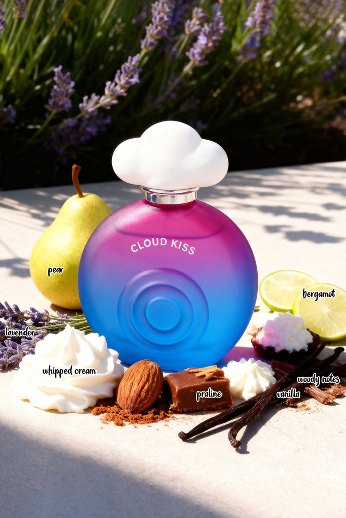 CLOUD KISS SPRAY PERFUME EAU DE PARFUM FOR WOMEN - 100ML/3.4FL.OZ.