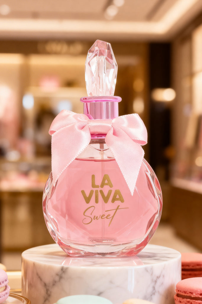 LA VIVA SWEET SPRAY PERFUME EAU DE PARFUM FOR WOMEN - 100ML/3.4FL.OZ.