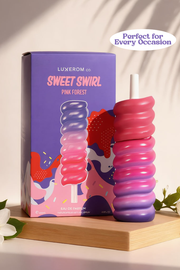 SWEET SWIRL PINK FOREST SPRAY PERFUME EAU DE PARFUM FOR WOMEN - 100ML/3.4FL.OZ.