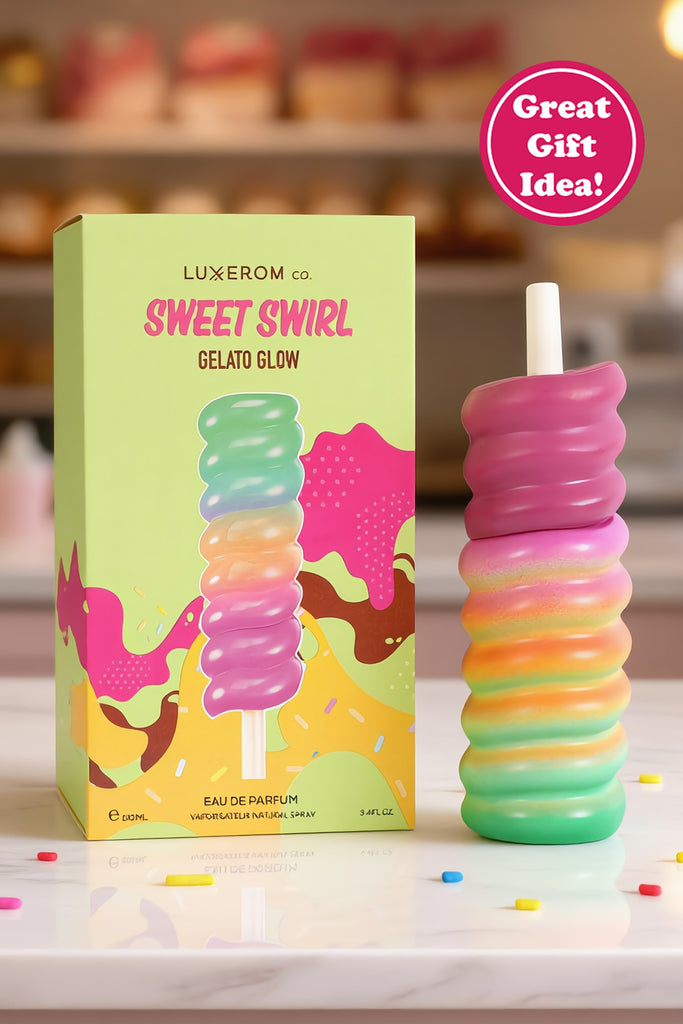 SWEET SWIRL GELATO GLOW SPRAY PERFUME EAU DE PARFUM FOR WOMEN - 100ML/3.4FL.OZ.
