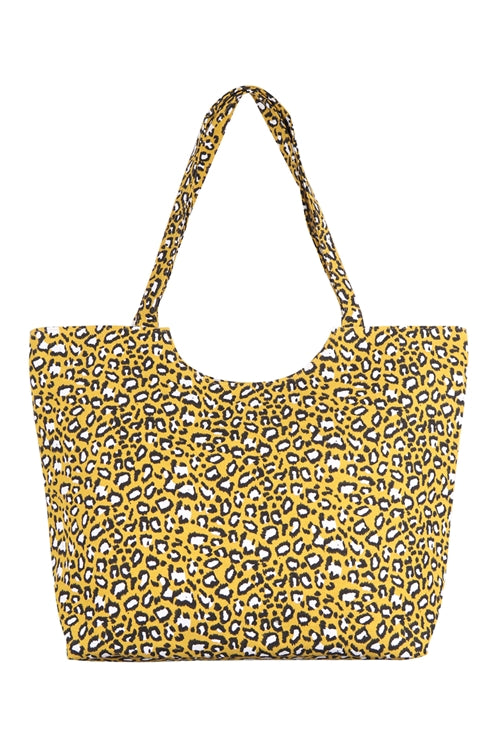 LEOPARD PRINT TOTE BAG
