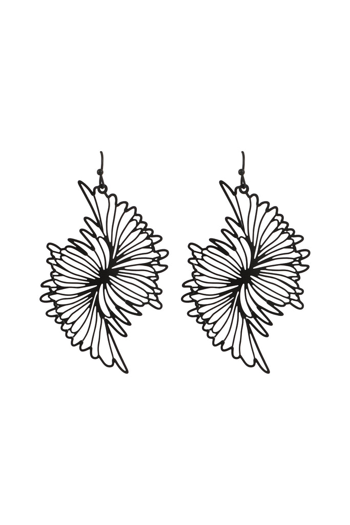 WING FILIGREE HOOK EARRINGS