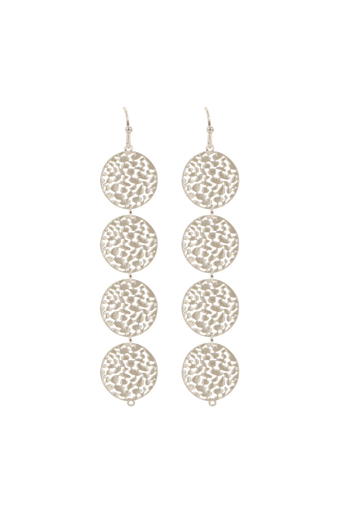 FOUR ROUND FILI DROP EARRINGS