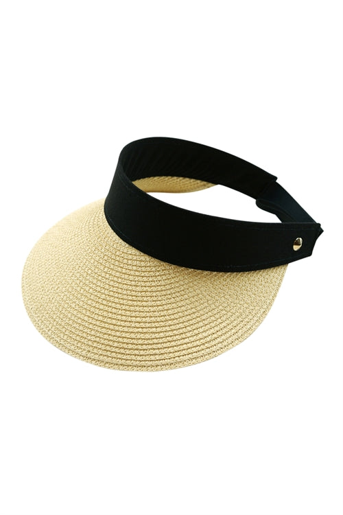 SOLID VISOR SUN HAT