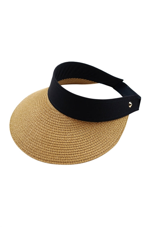 SOLID VISOR SUN HAT