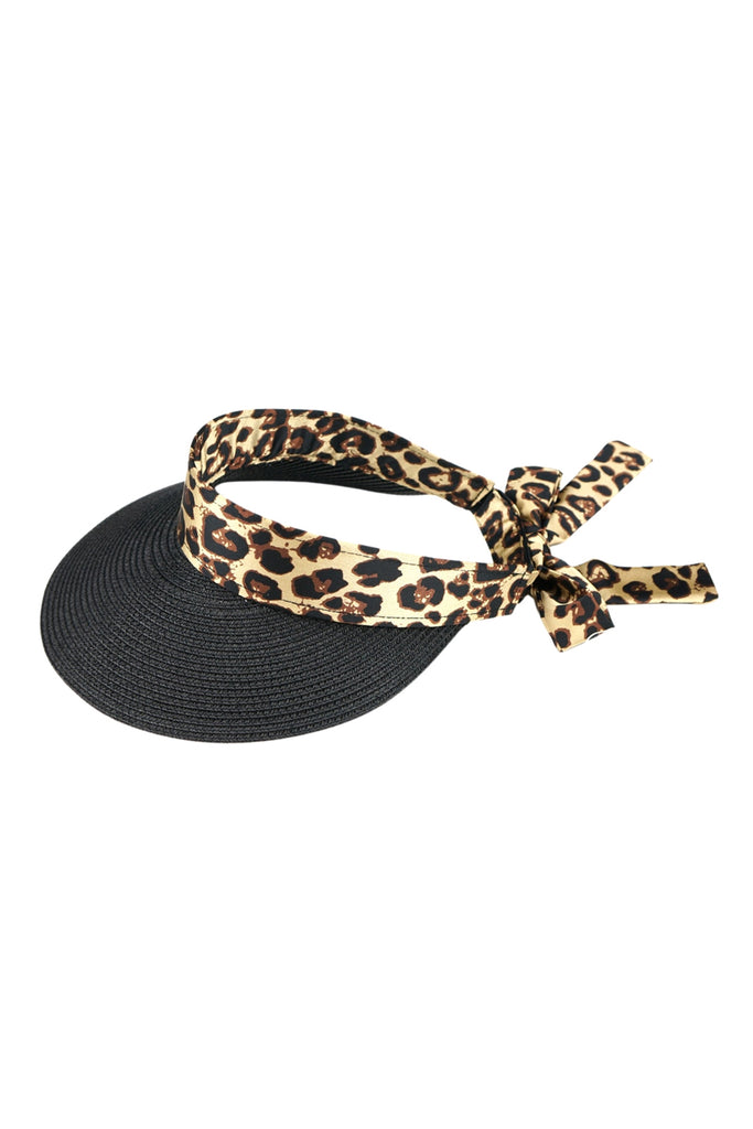 LEOPARD BOW STRAL VISOR CAP