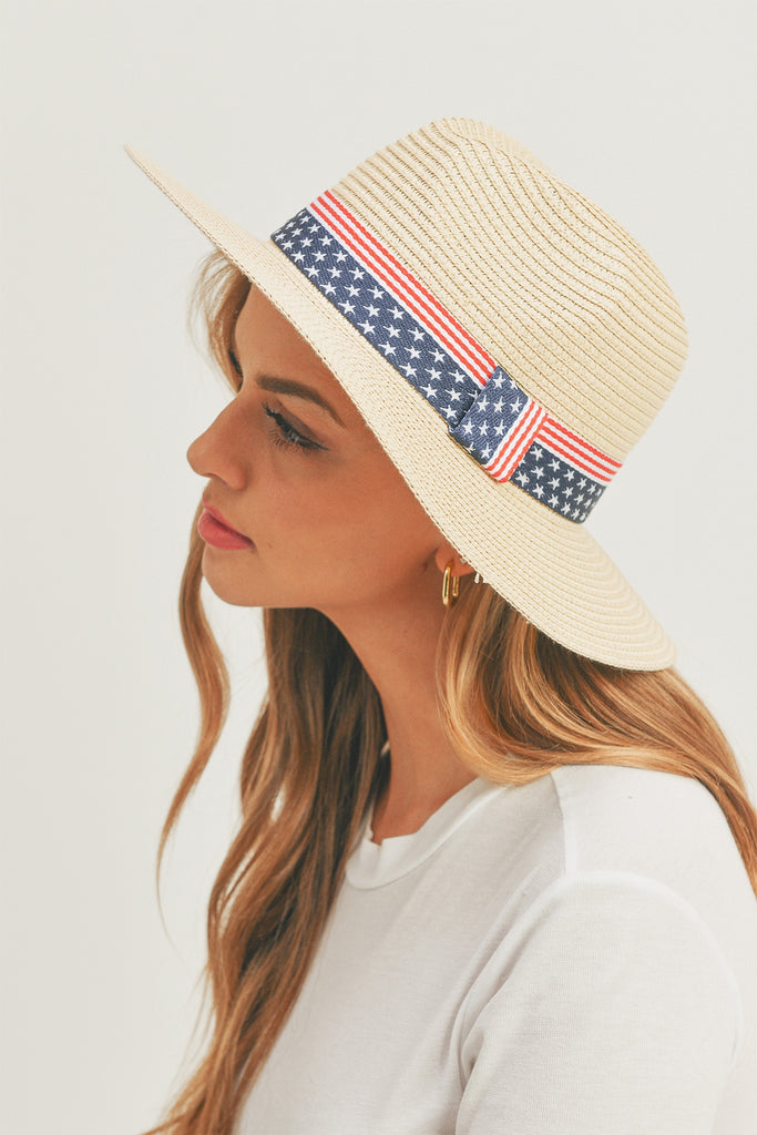 AMERICAN FLAG SUN HAT