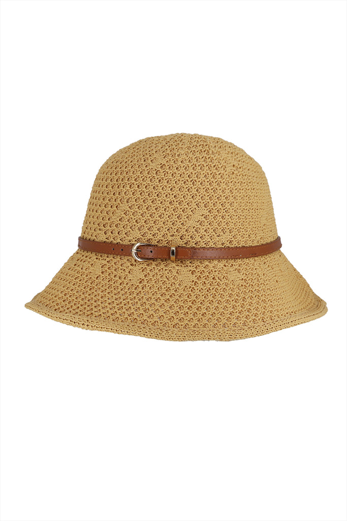 CROCHET PATTERN BUCKET HAT WITH BAND