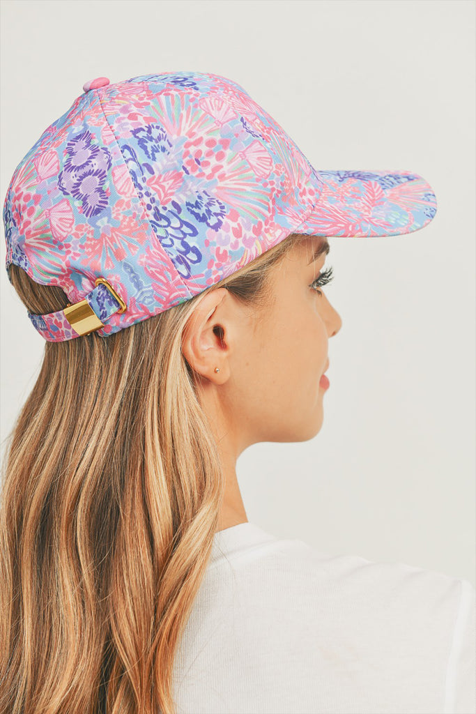FLORAL PAISLEY, BASEBALL CAP