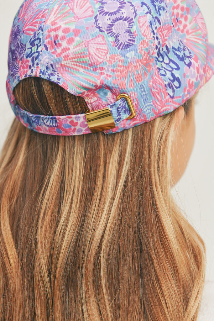 FLORAL PAISLEY, BASEBALL CAP