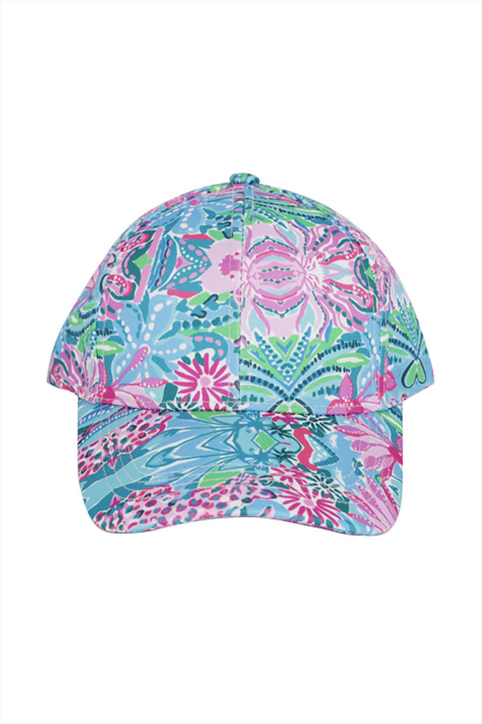 FLORAL PAISLEY, BASEBALL CAP