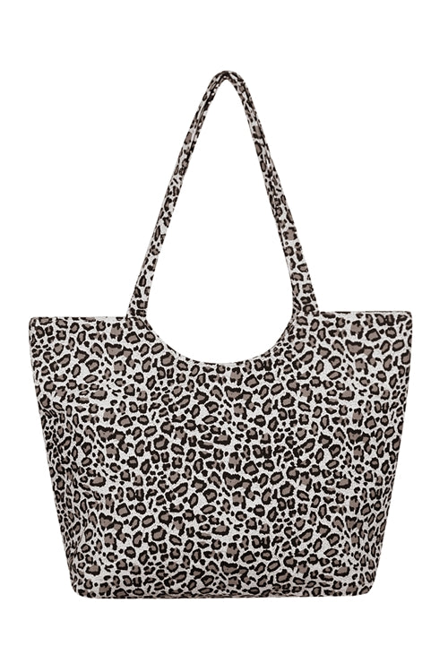 LEOPARD PRINT TOTE BAG