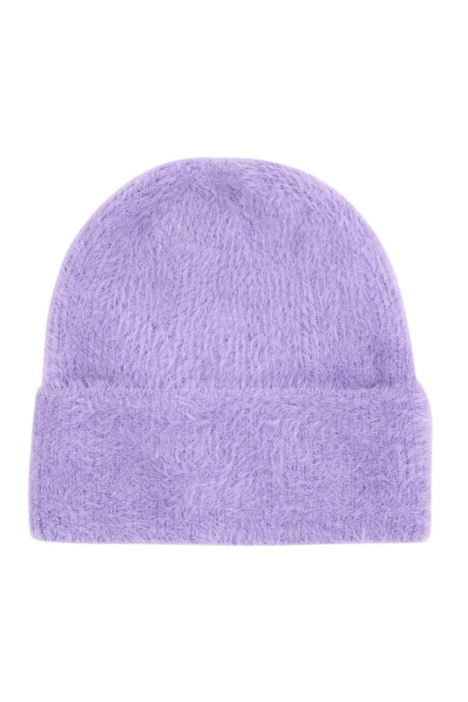 FUZZY SOLID BEANIE