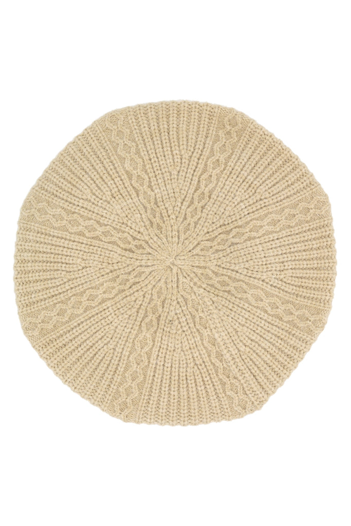 SOLID KNIT BERET