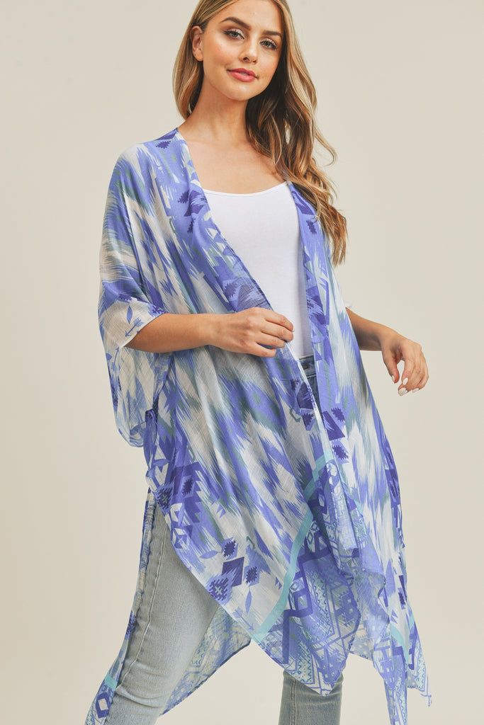 TIE DYE BOHO KIMONO
