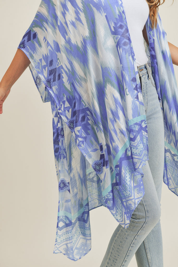 TIE DYE BOHO KIMONO