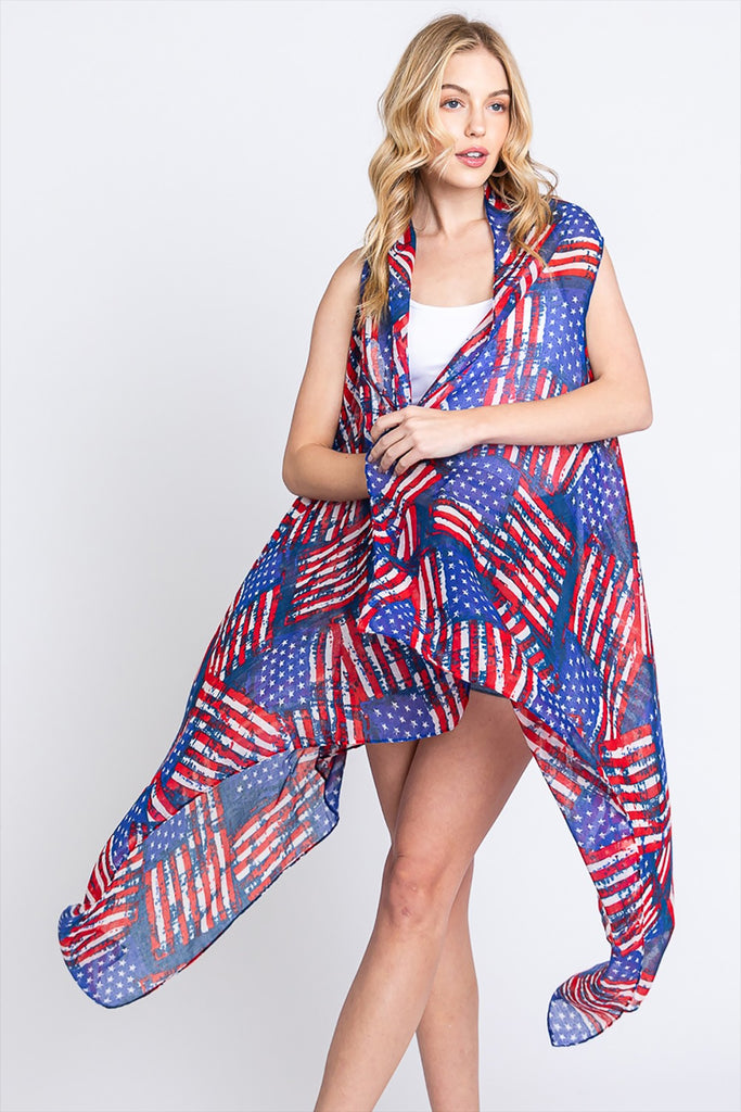 AMERICAN FLAG VEST