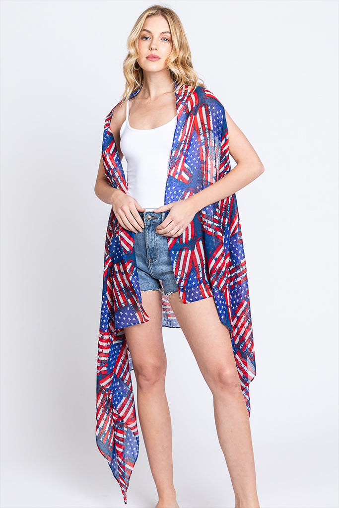 AMERICAN FLAG VEST