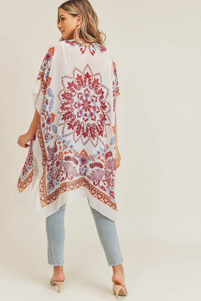 BOHEMIAN PRINT KIMONO