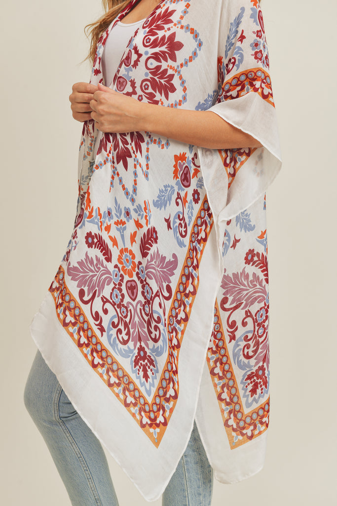 BOHEMIAN PRINT KIMONO