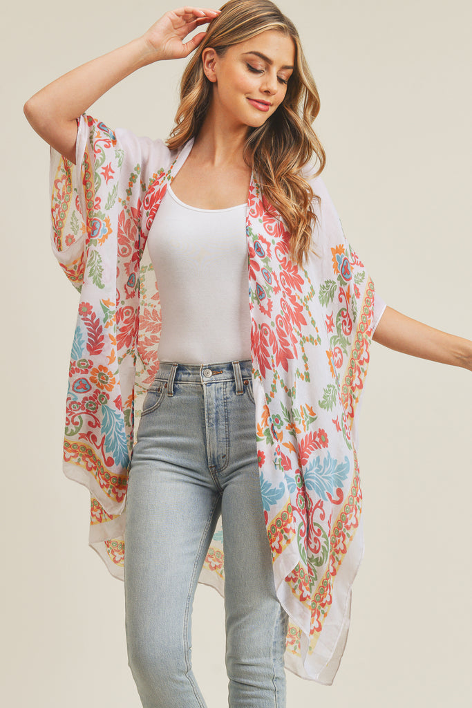 BOHEMIAN PRINT KIMONO