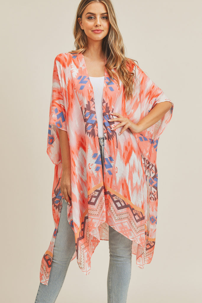 TIE DYE BOHO KIMONO