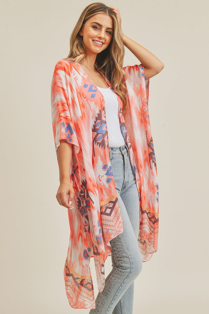 TIE DYE BOHO KIMONO