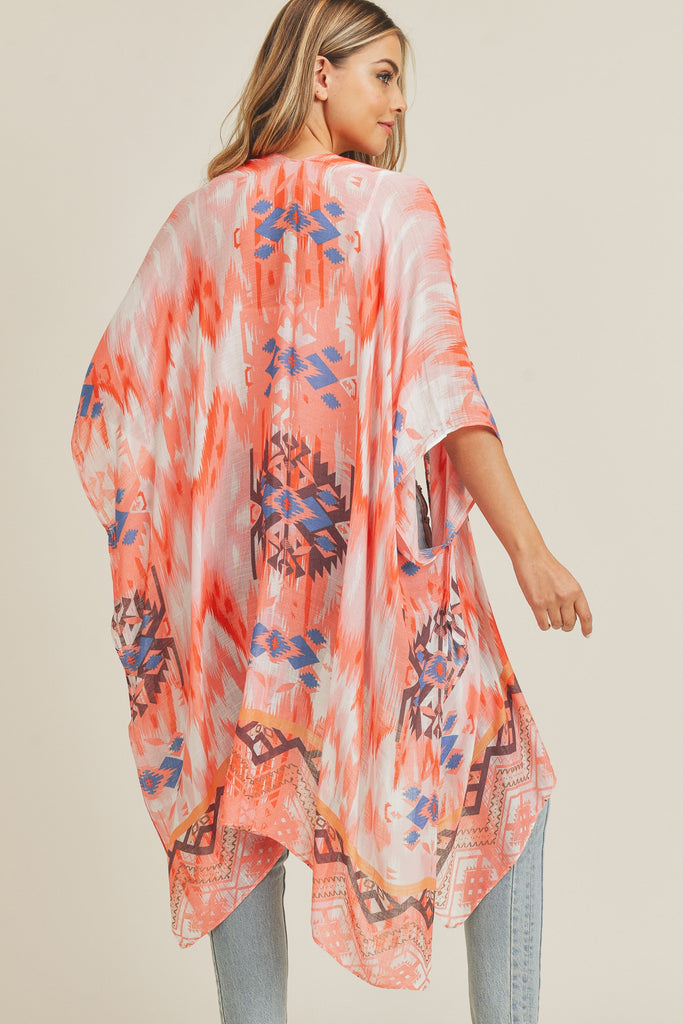 TIE DYE BOHO KIMONO