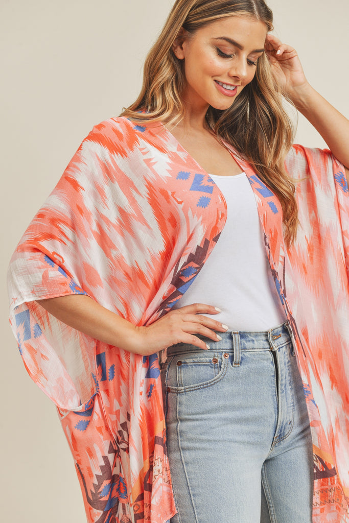 TIE DYE BOHO KIMONO