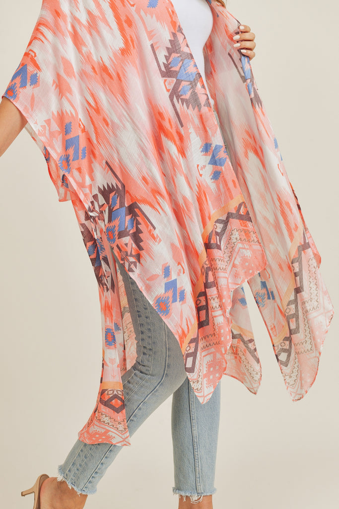 TIE DYE BOHO KIMONO