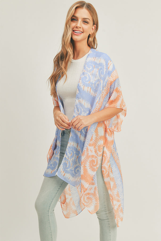 ABSTRACT PRINT KIMONO