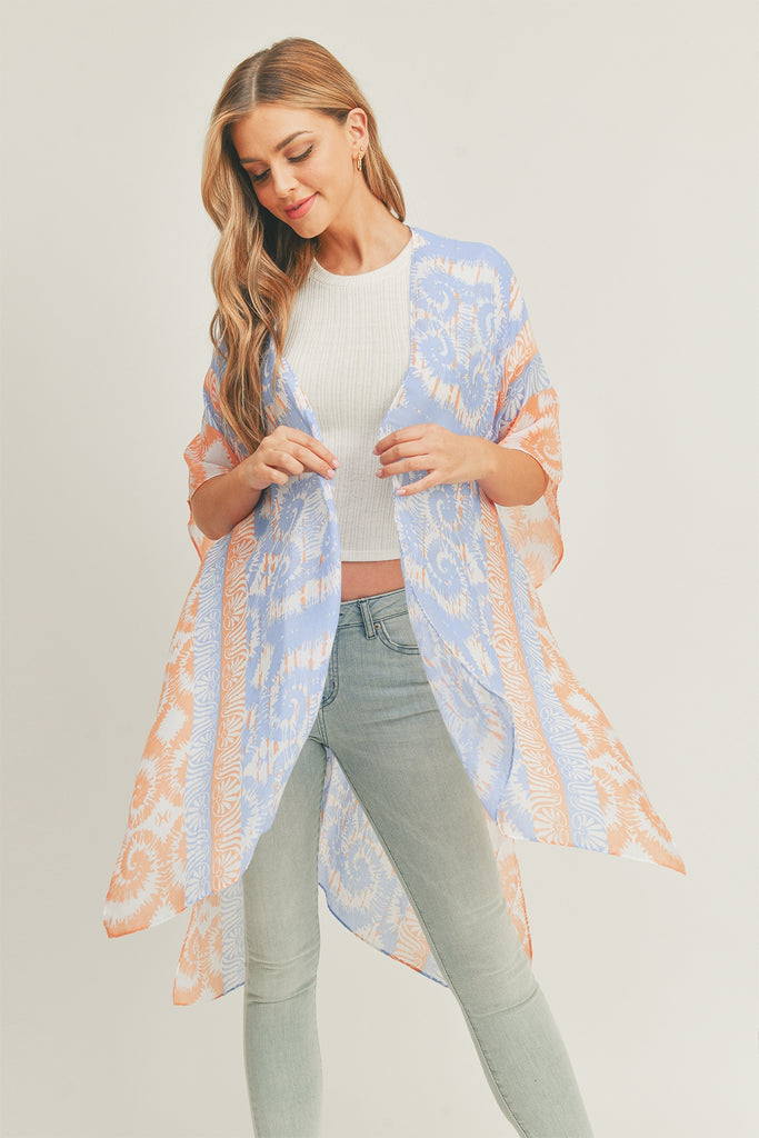 ABSTRACT PRINT KIMONO
