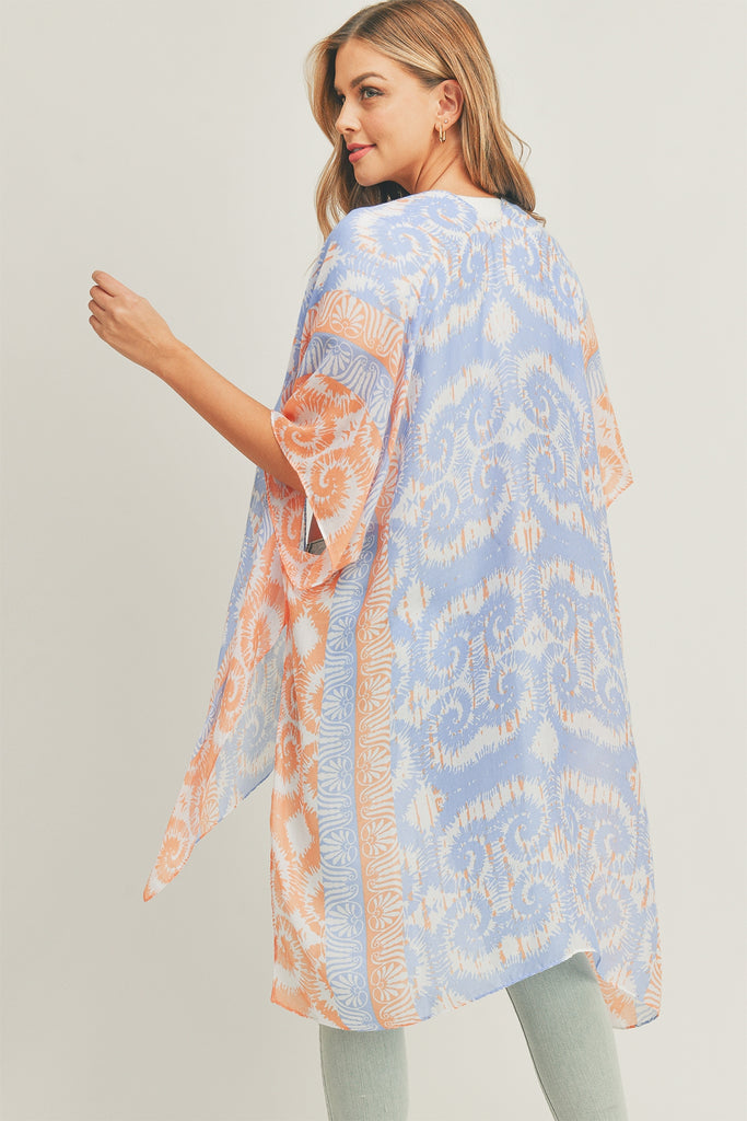 ABSTRACT PRINT KIMONO