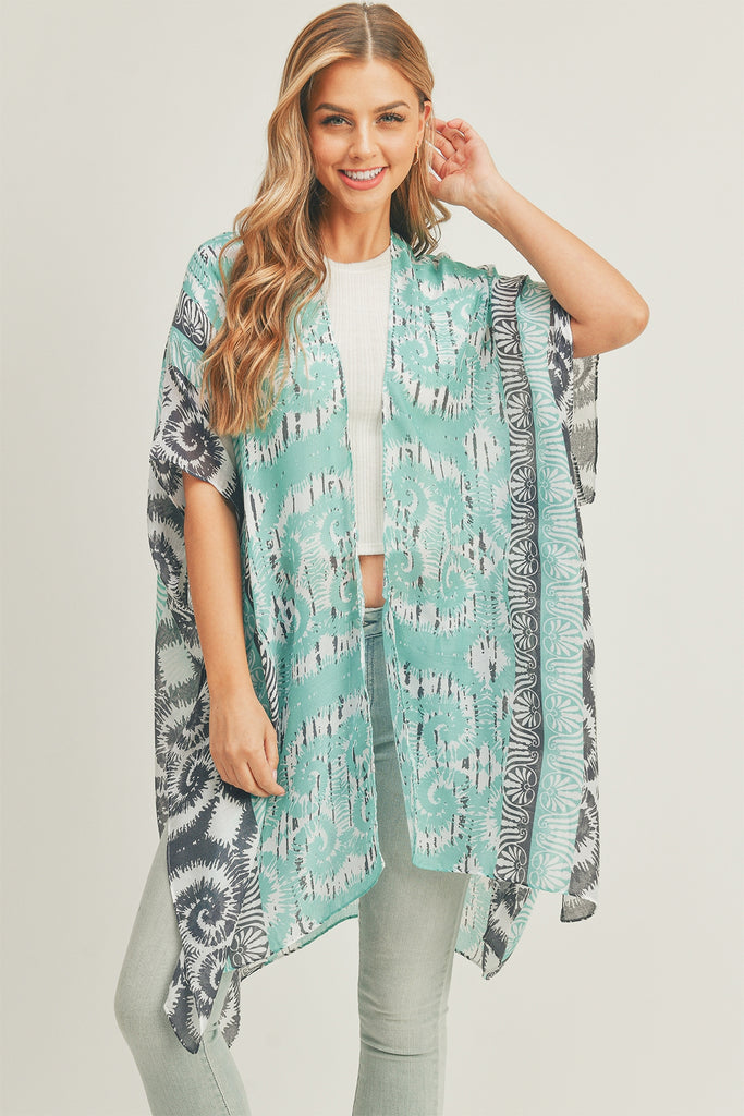 ABSTRACT PRINT KIMONO