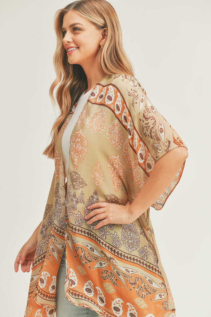 BOHO PRINT KIMONO