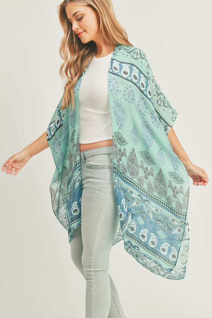 BOHO PRINT KIMONO