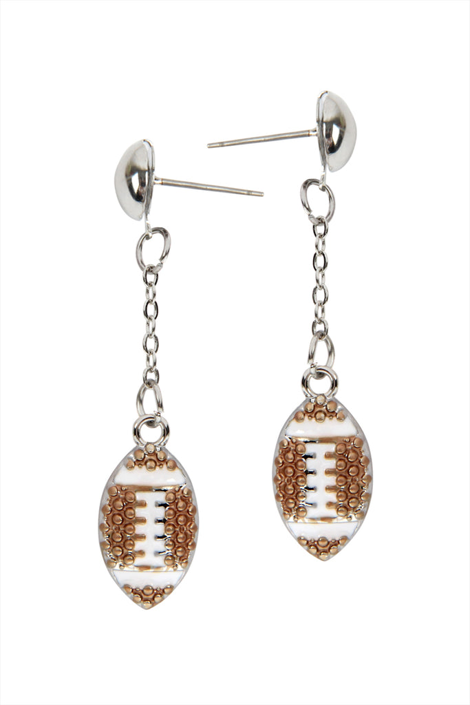SPORTS POST DROP EARRINGS