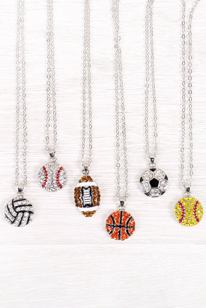 MYN1117 - RHINESTONE PENDANT NECKLACE