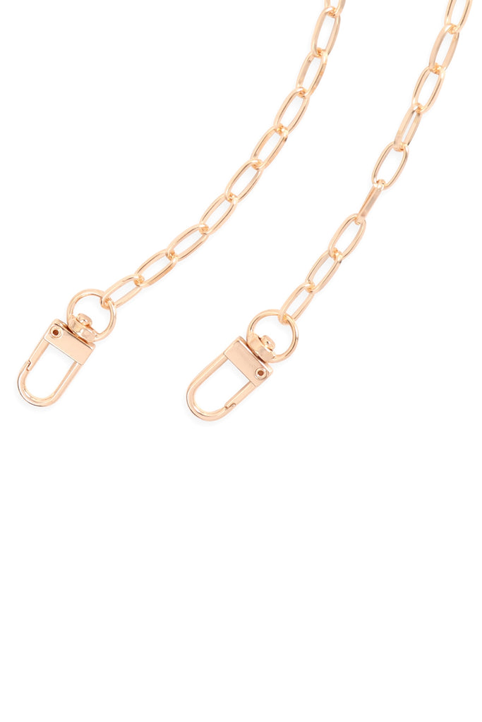MYN1248 - CROSS BODY CHAIN LAYERED PEARL CHAIN NECKLACE